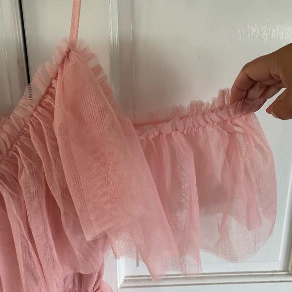 Pink Ruffled Boho Dress - Picture 8 of 9